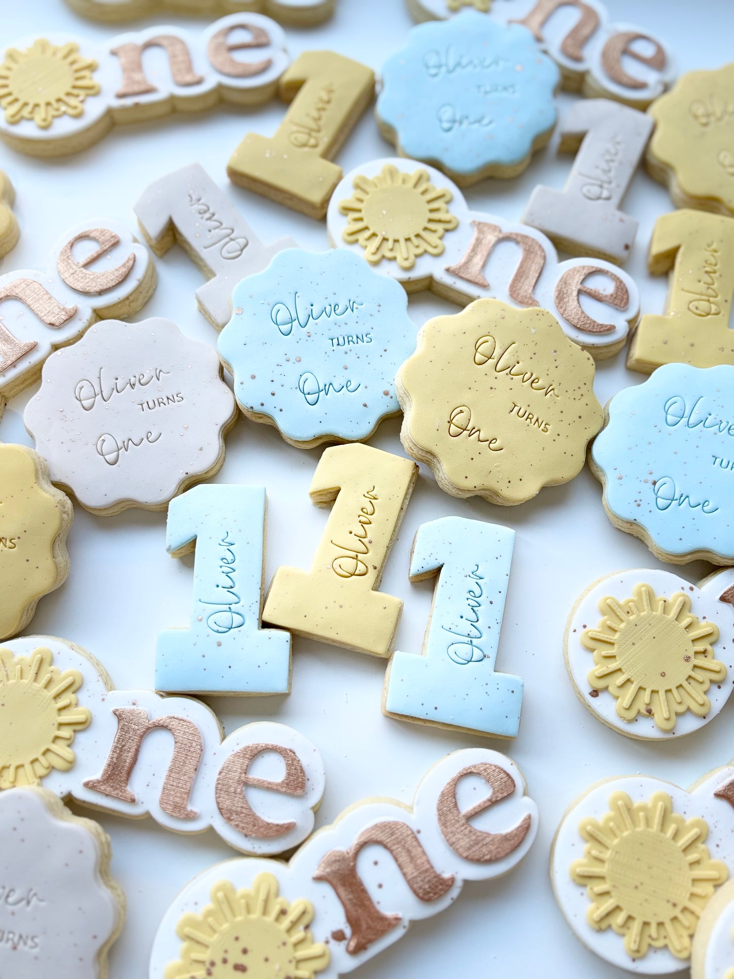 First Trip Around the Sun Cookies – Custom 1st Birthday Cookies