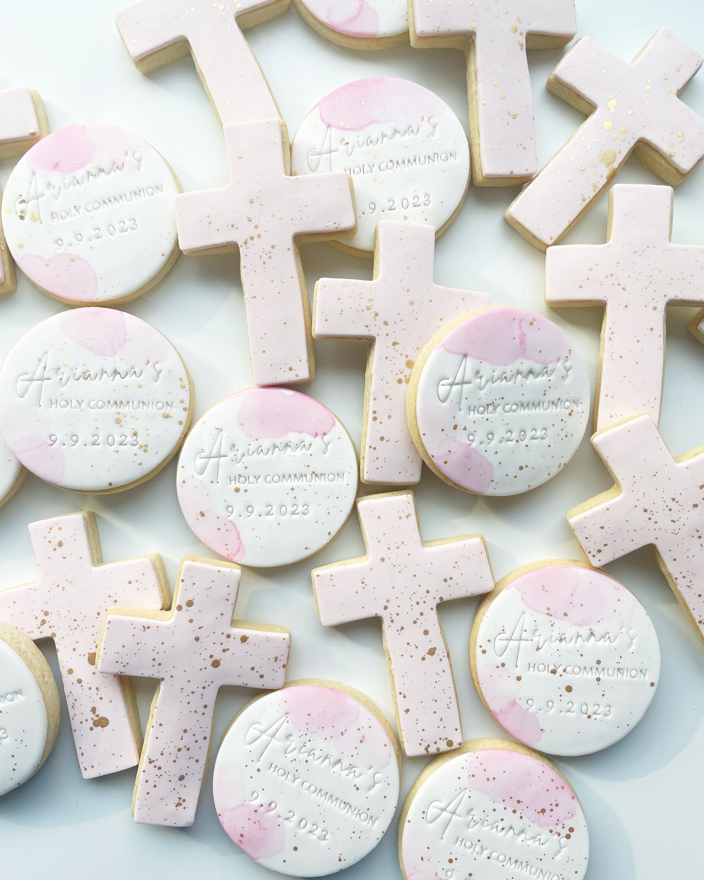 Custom made communion/confirmation cookies