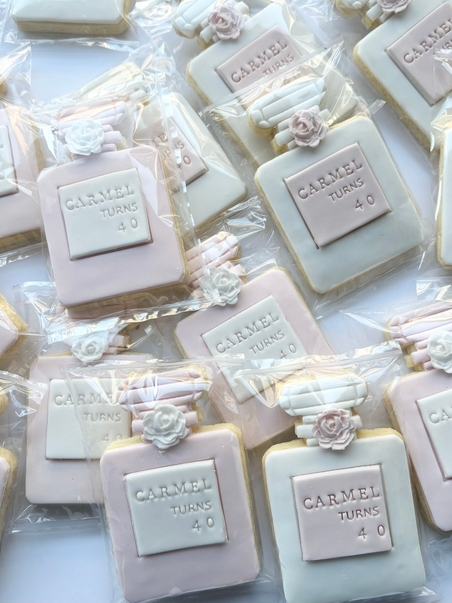 Perfume bottle coookies