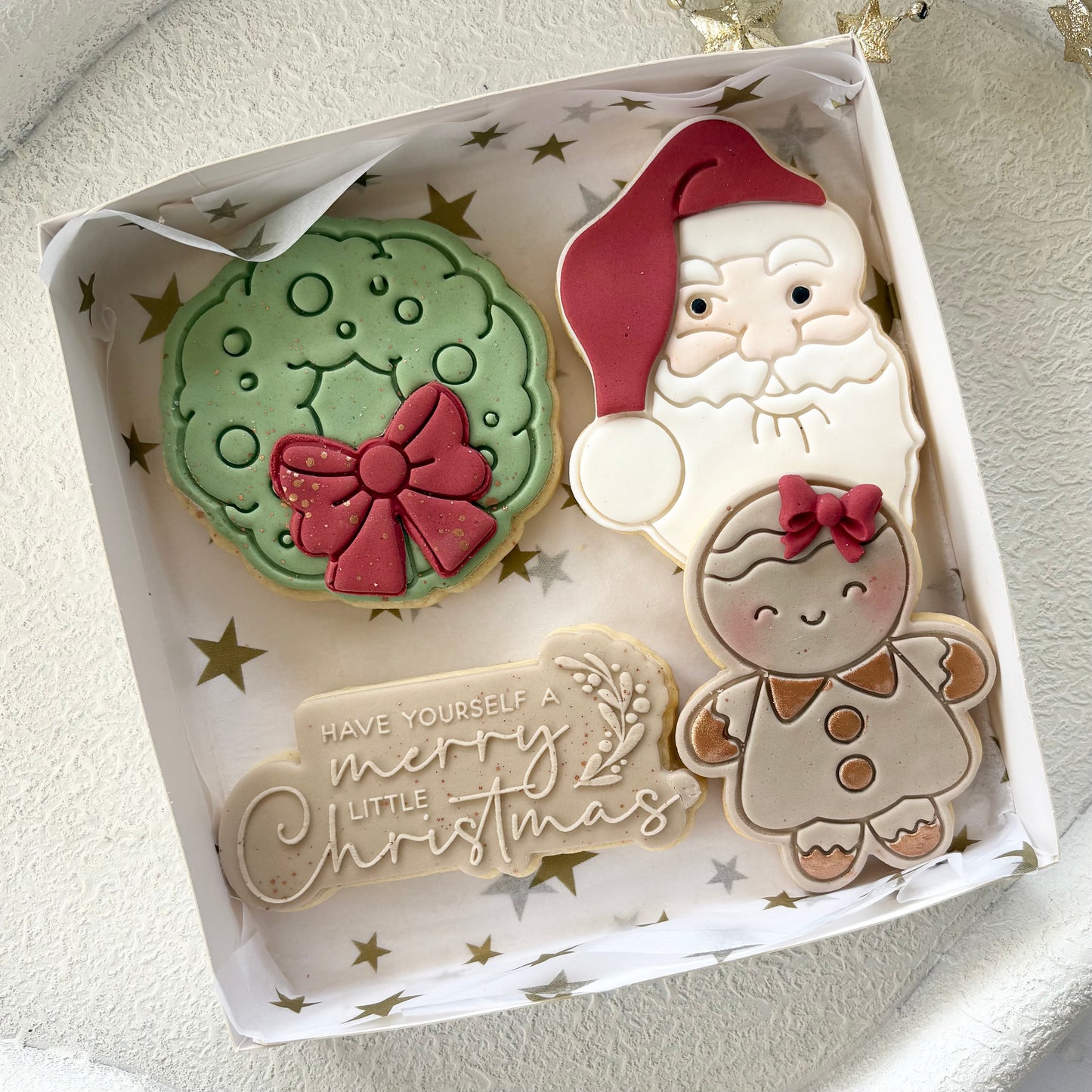 CHRISTMAS COOKIE 4 PACK (MERRY LITTLE CHRISTMAS)
