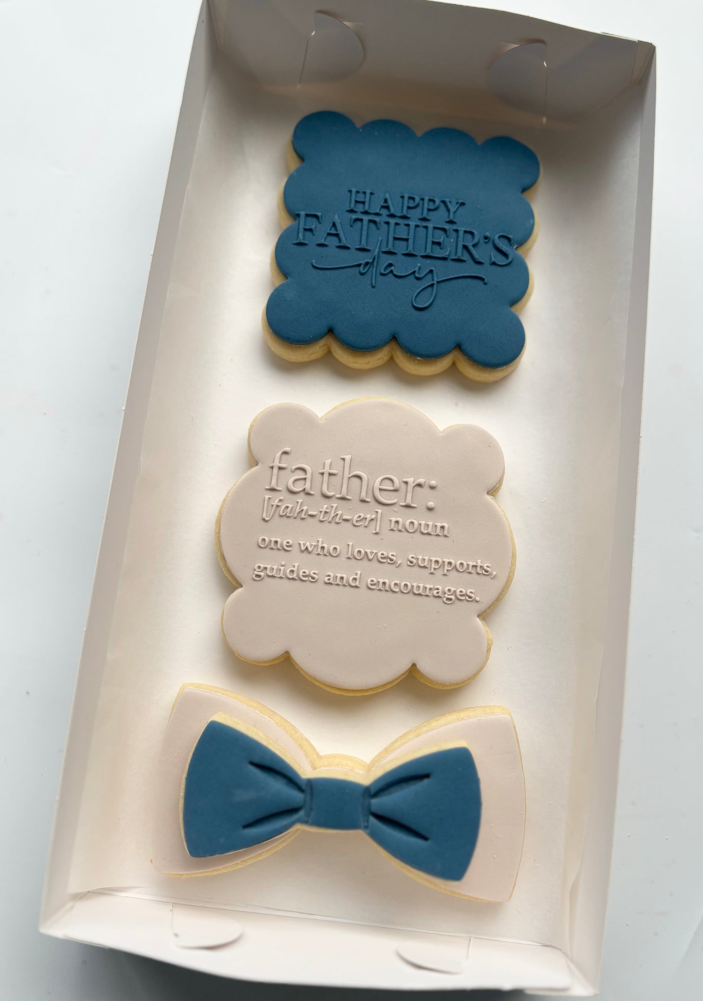 FATHERS DAY DAD BOW TIE COOKIE SET