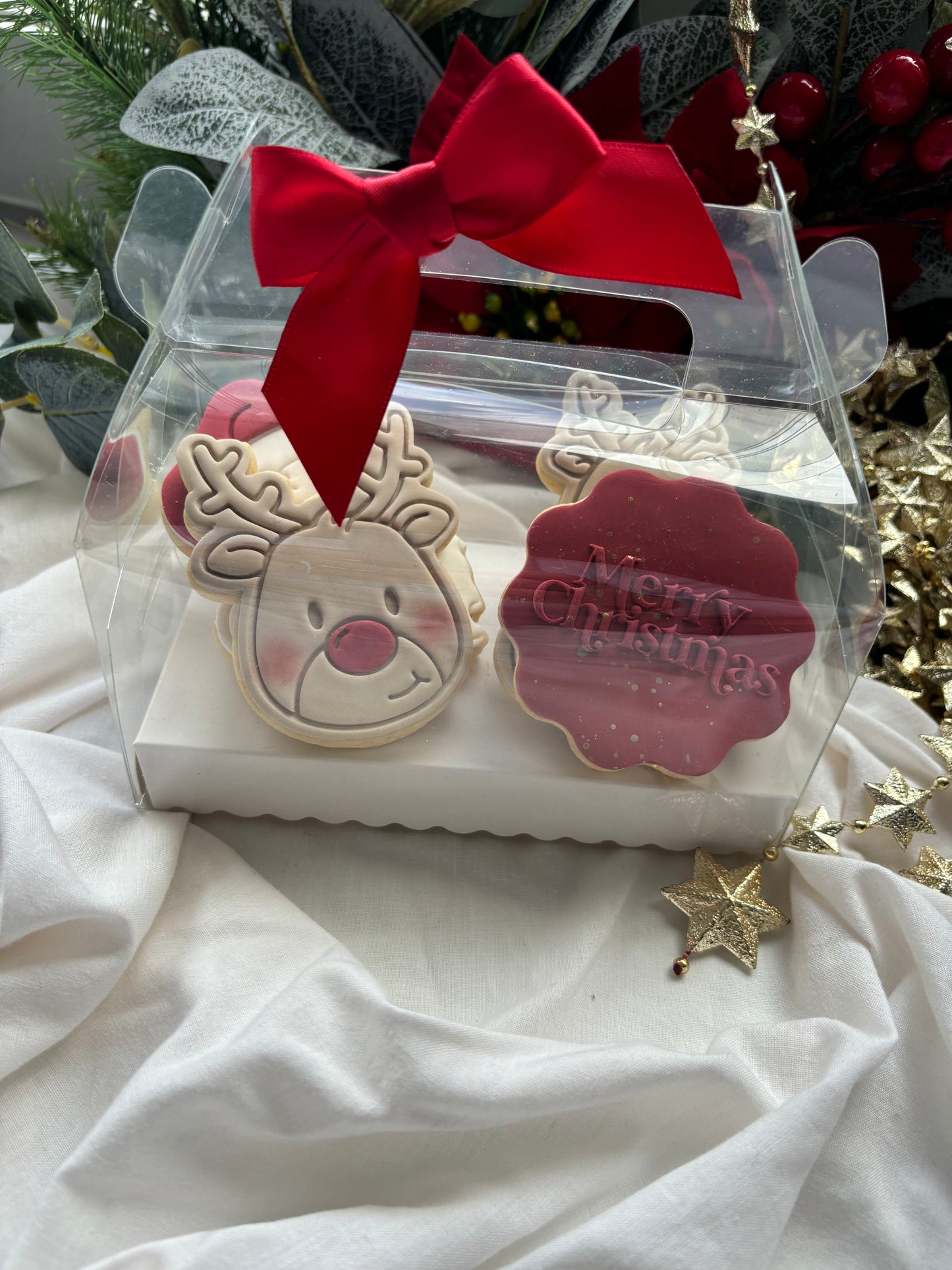 Christmas Luxe Cookie Box – 4 Pack