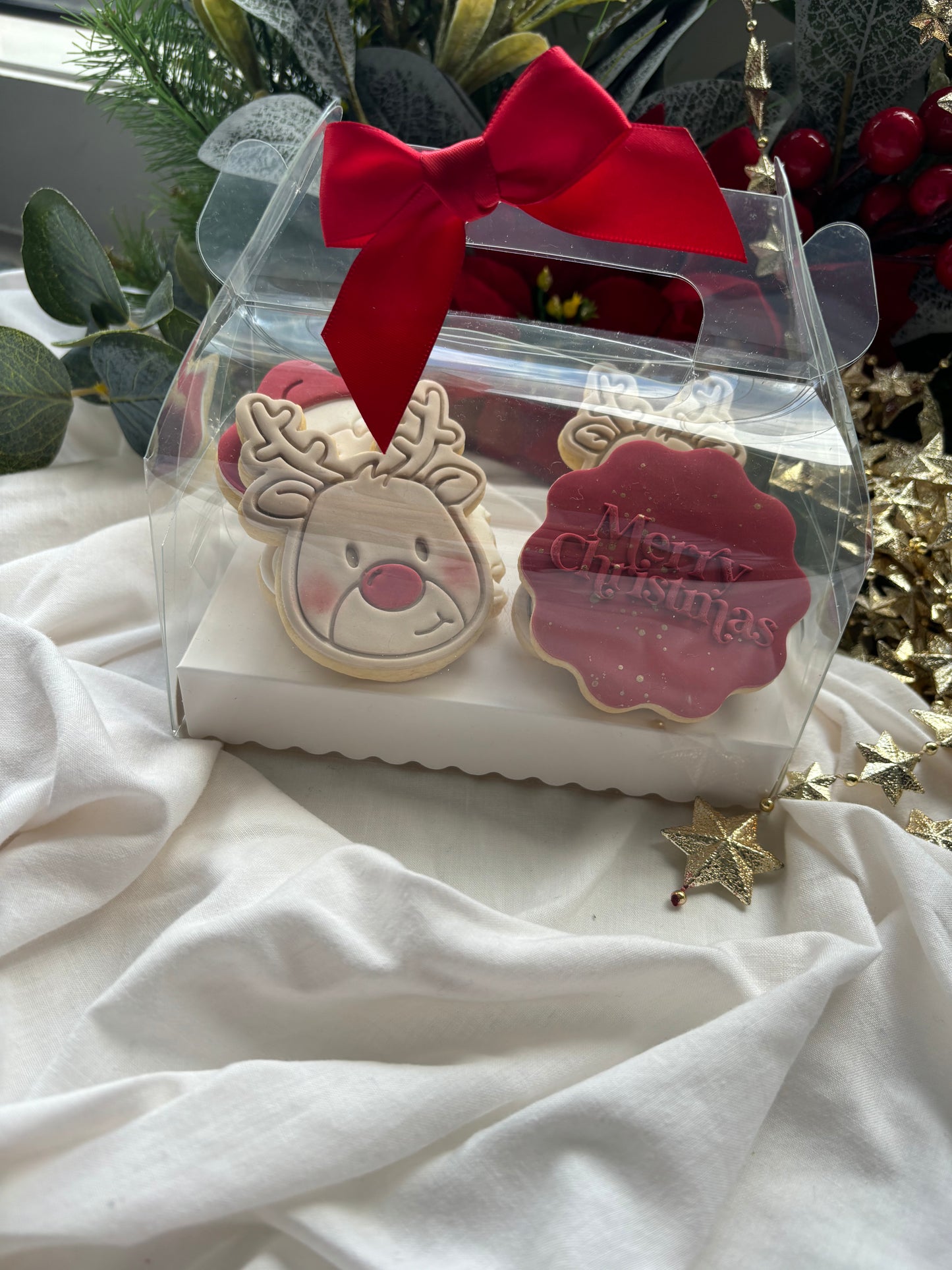 Christmas Luxe Cookie Box – 4 Pack