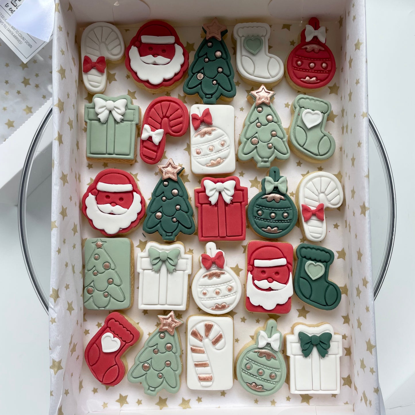Advent cookie calendar