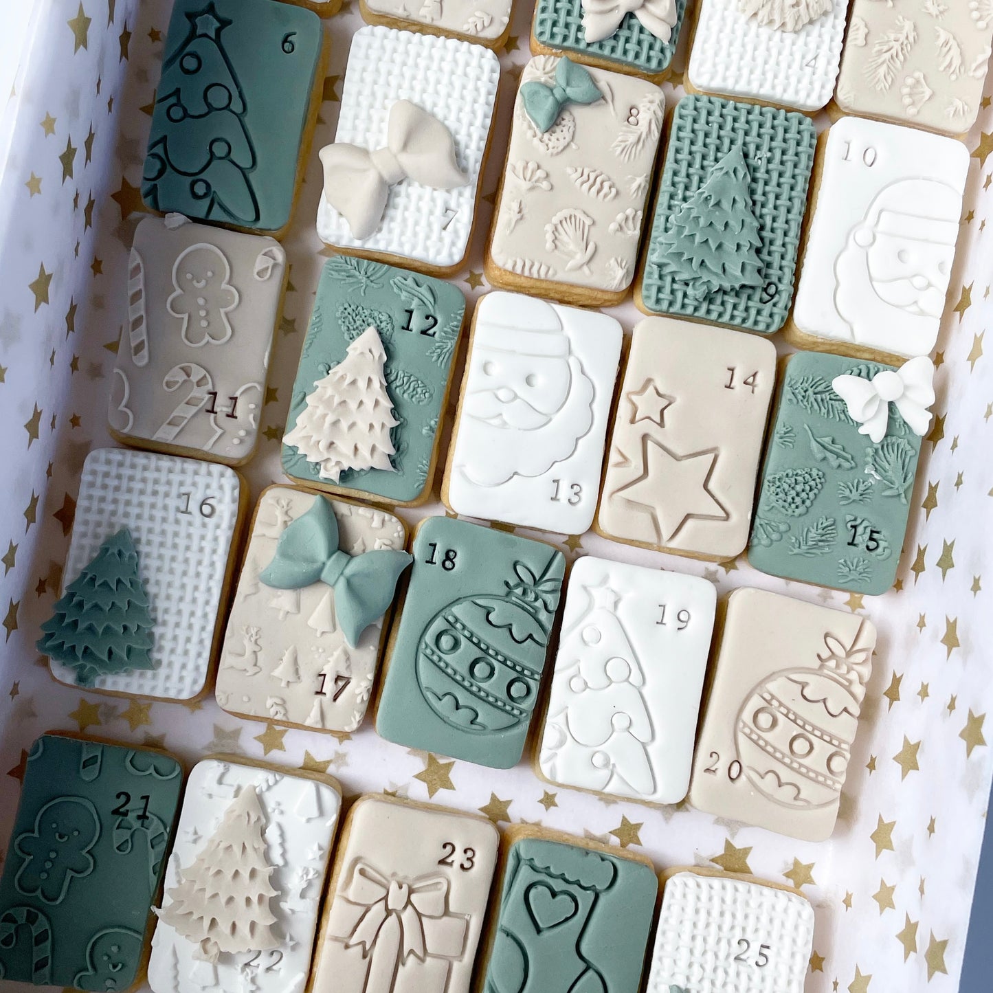 Advent cookie calendar
