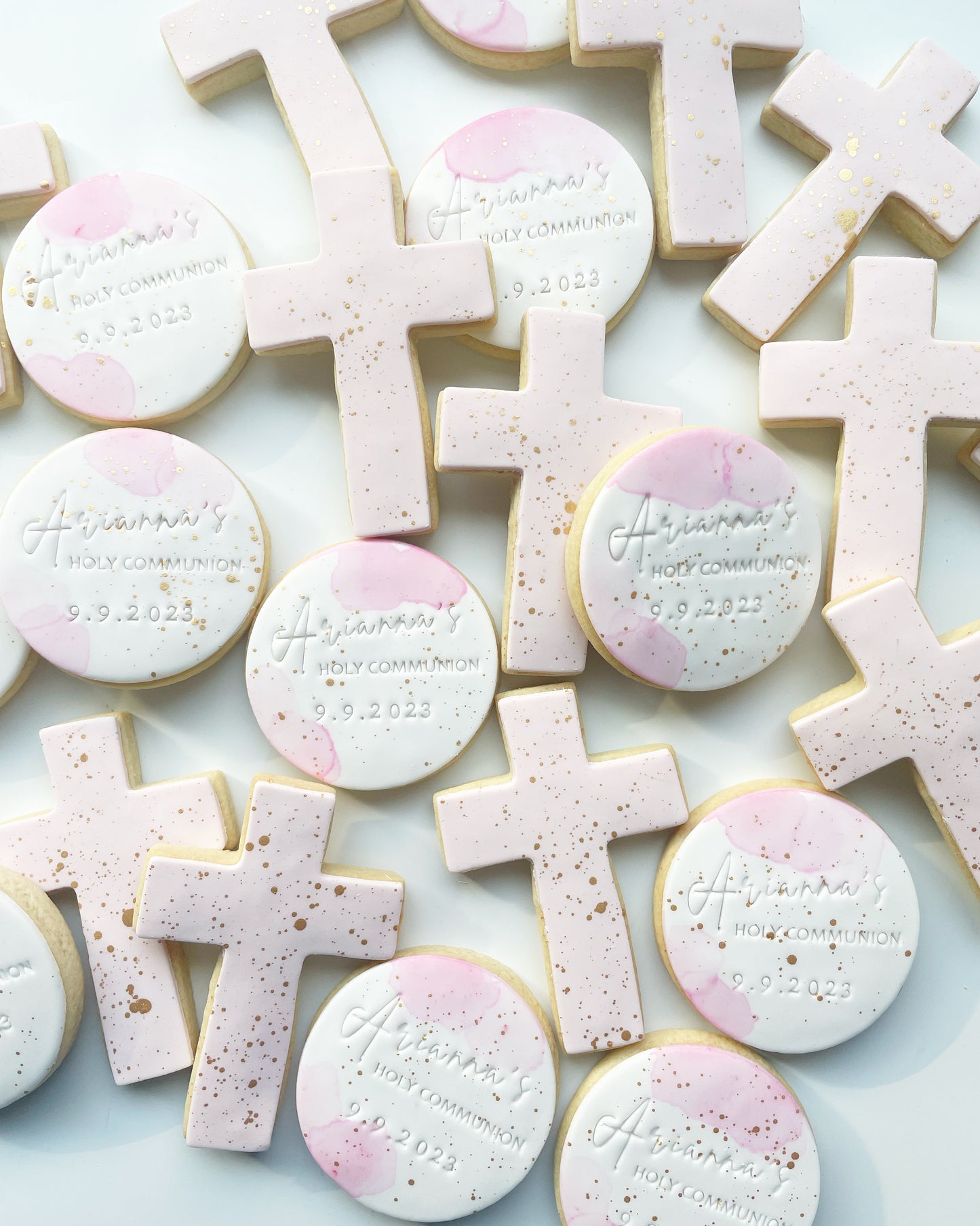 Custom made communion/confirmation cookies 