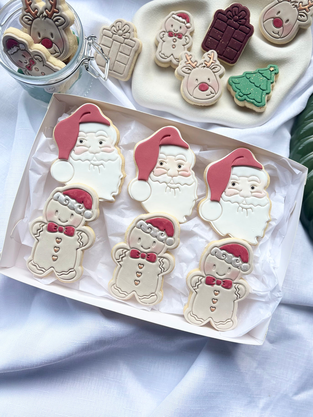 Christmas Cookie Box (6 Cookies)