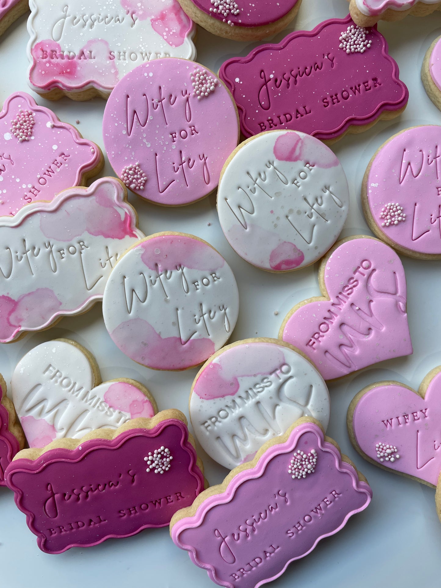 Bridal shower cookie mix