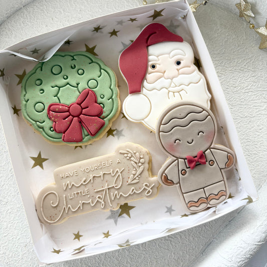 CHRISTMAS COOKIE 4 PACK (MERRY LITTLE CHRISTMAS)