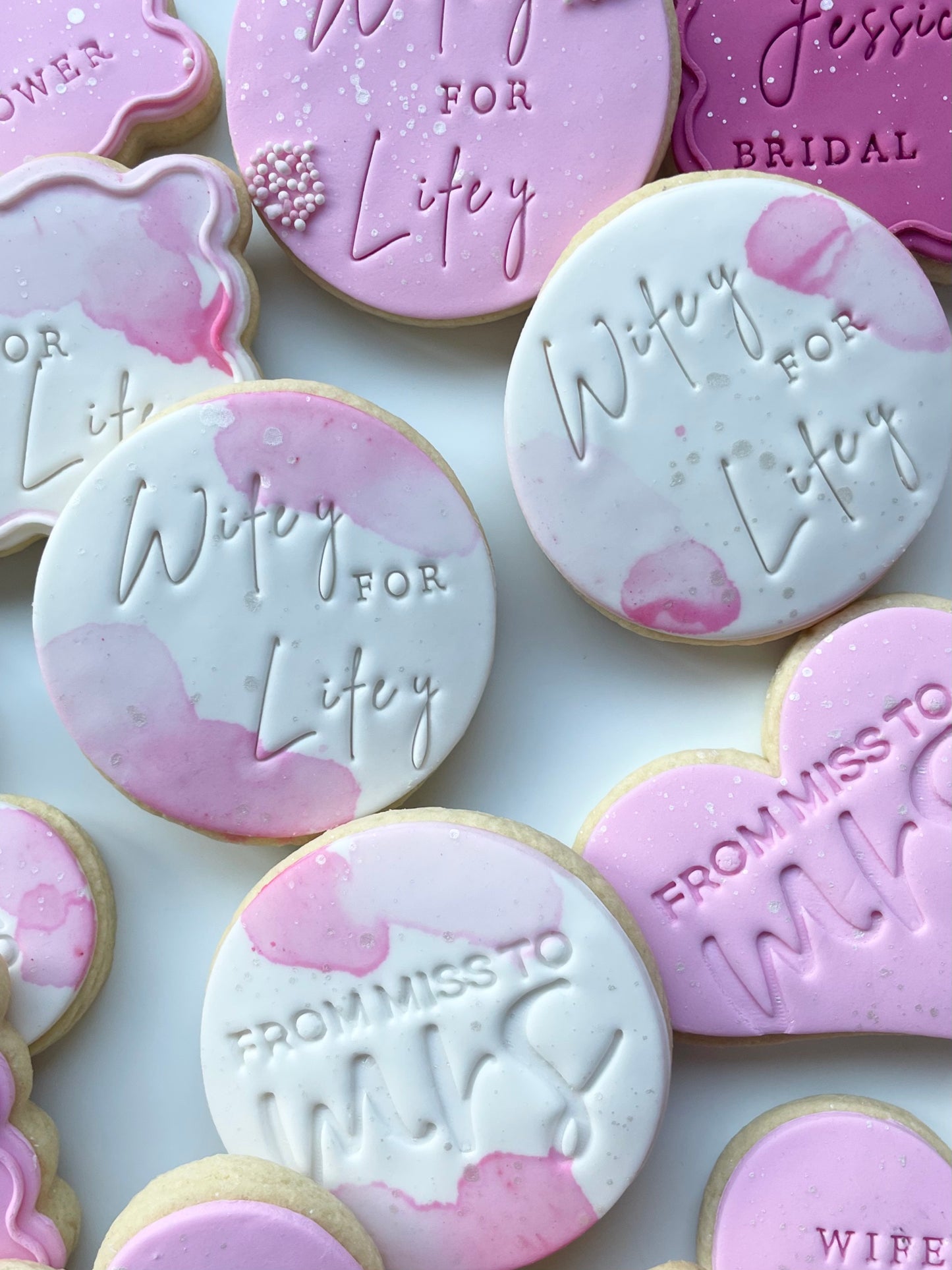 Bridal shower cookie mix