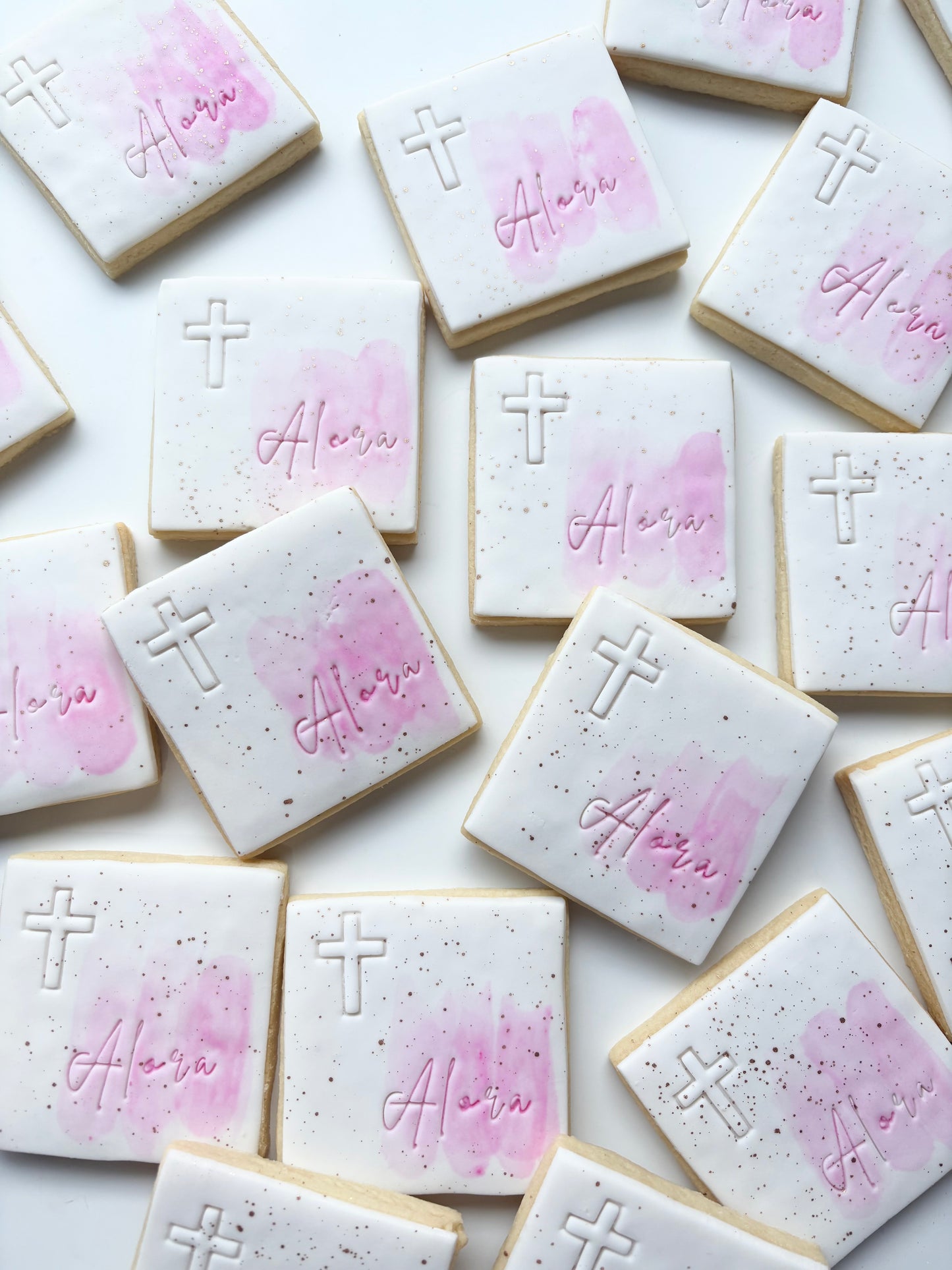PERSONALISED CHRISTENING, BAPTISM & COMMUNION COOKIE FAVOURS
