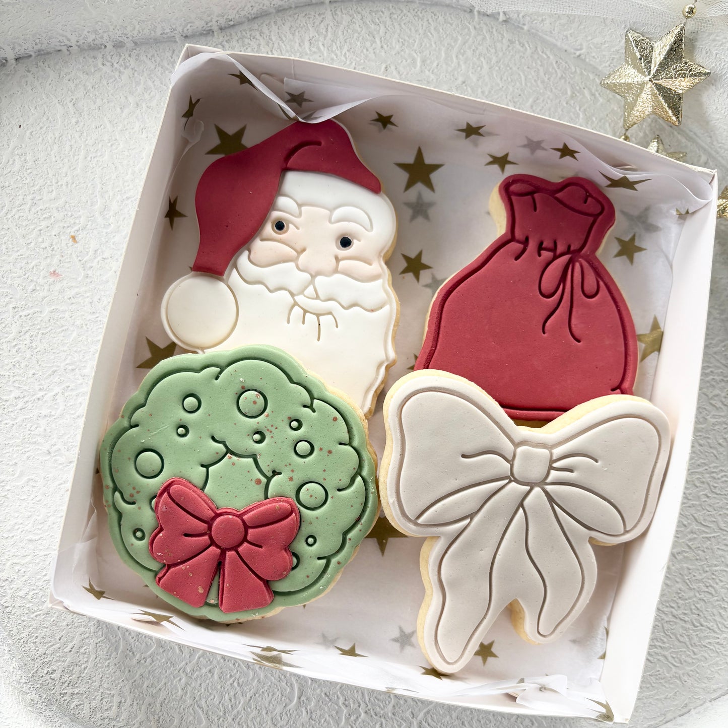 CHRISTMAS COOKIE 4 PACK WREATH