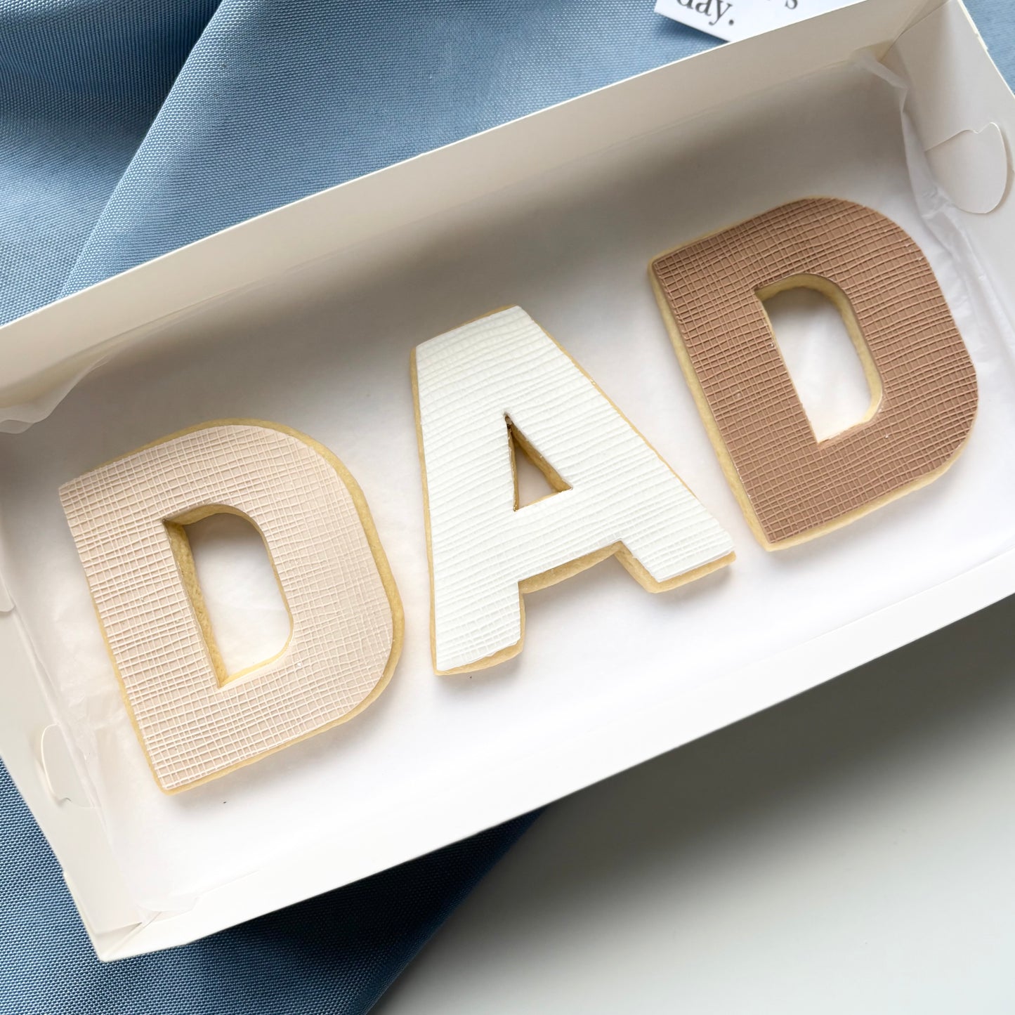 FATHER’S DAY “DAD” COOKIES