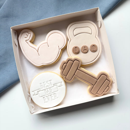FATHER’S DAY GYM DAD COOKIES