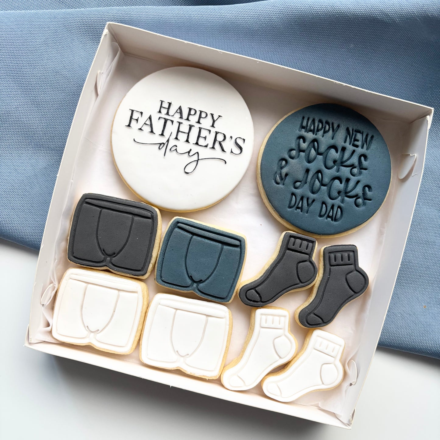 FATHER’S DAY COOKIES “HAPPY SOCKS AND JOCKS DAY”