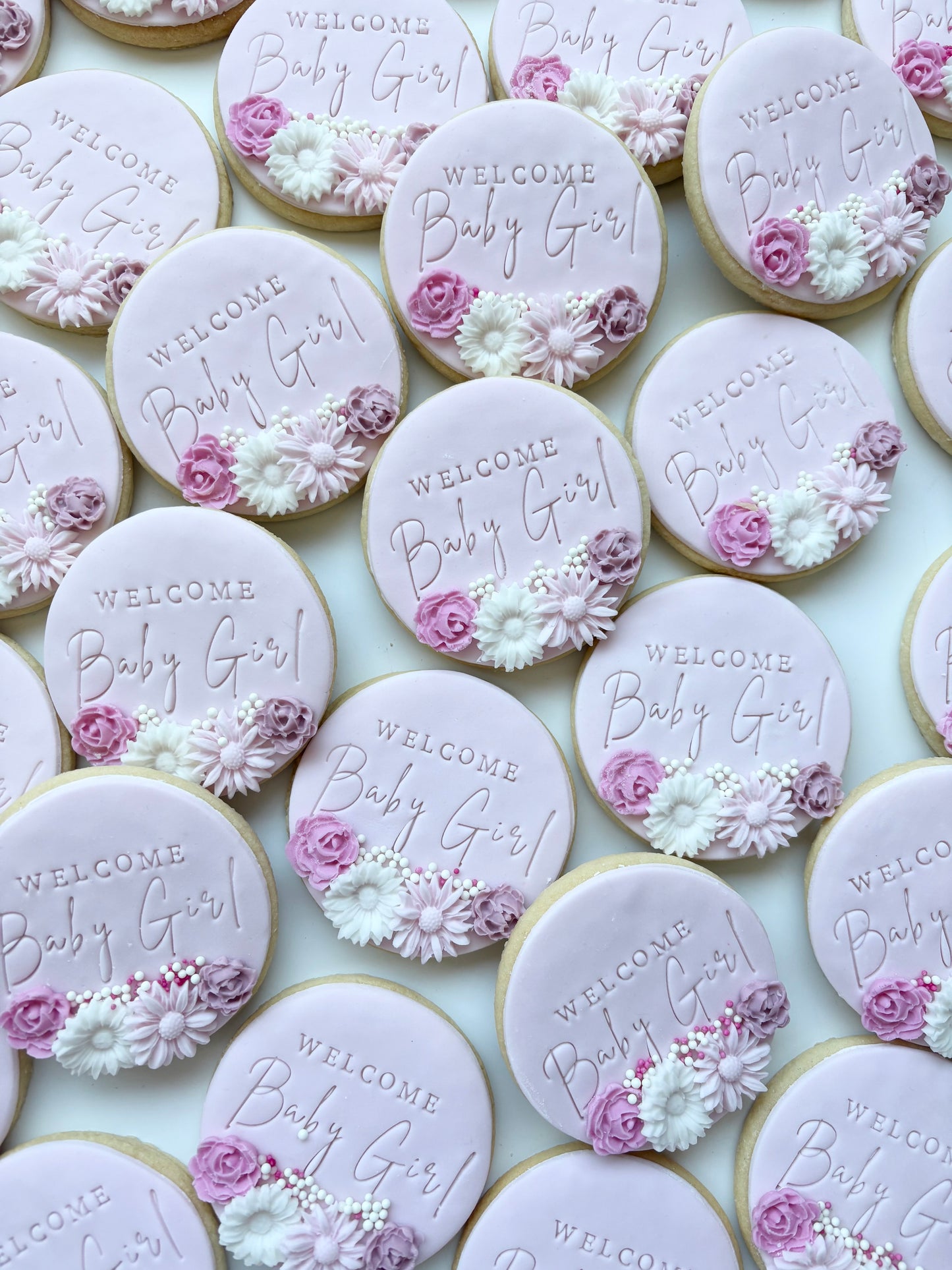 Personalised Baby Shower Cookies