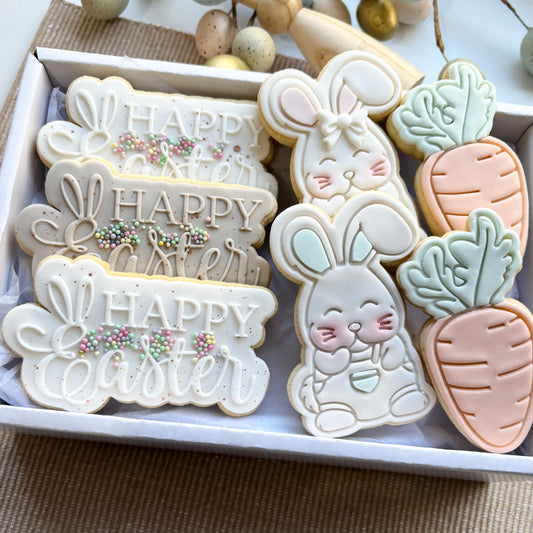 EASTER BUNNY COOKIES /CARROT 7 PACK