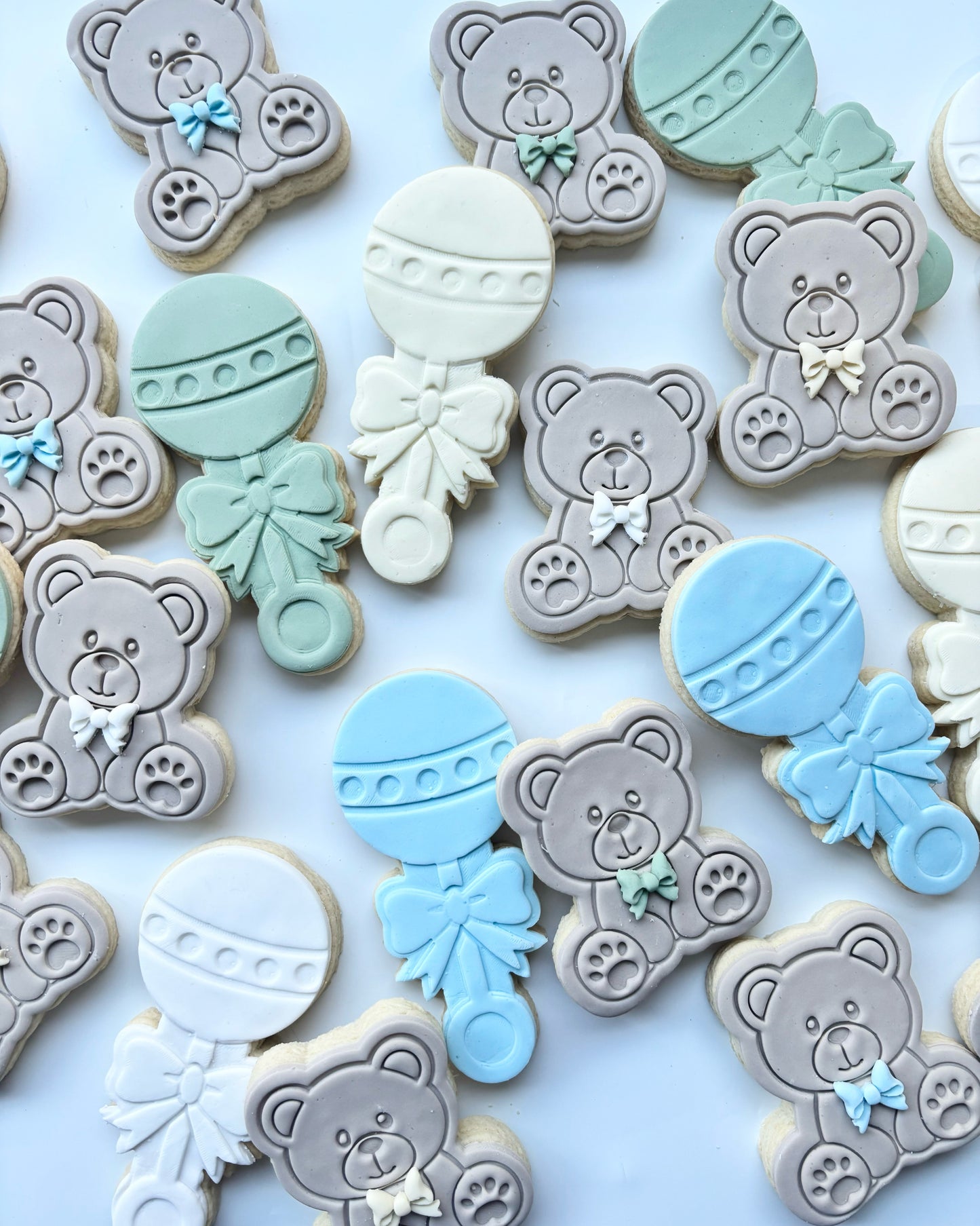 Baby shower cookies