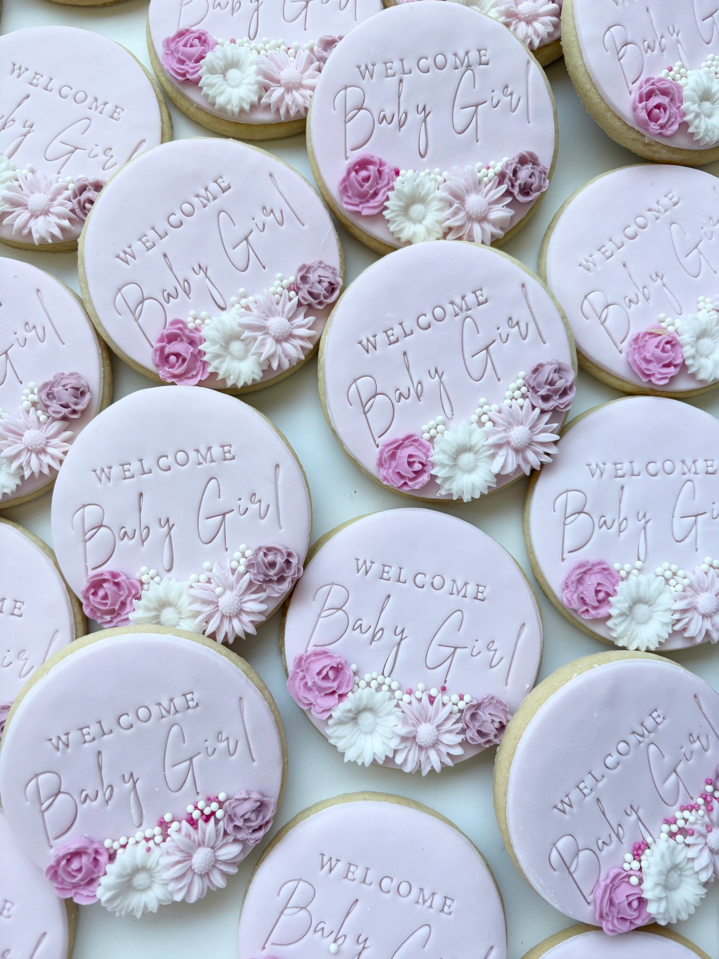 Personalised Baby Shower Cookies