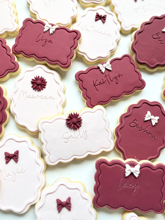 PLACE CARD COOKIE