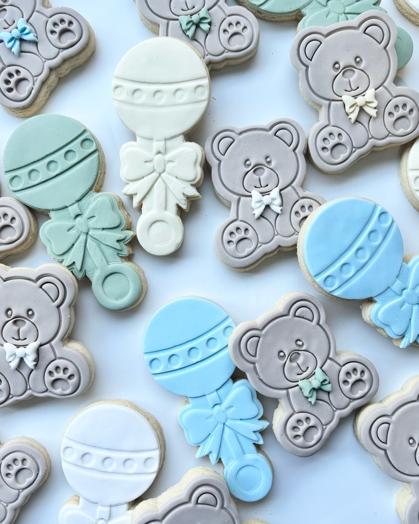 Baby shower cookies