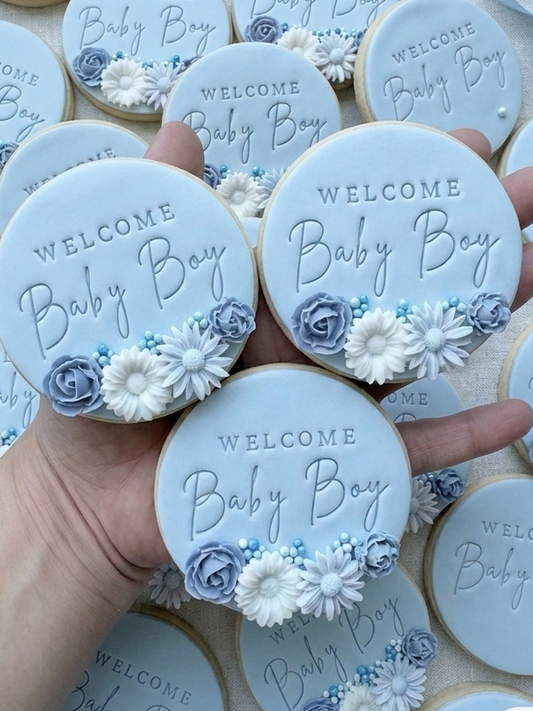 Personalised Baby Shower Cookies